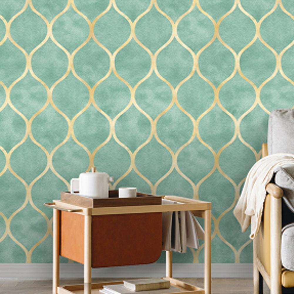 Geometry Self Adhesive Wallpaper Peel and Stick Contact Paper Pvc Waterproof Bedroom Wall Renovation Furniture Cabinet Stickers