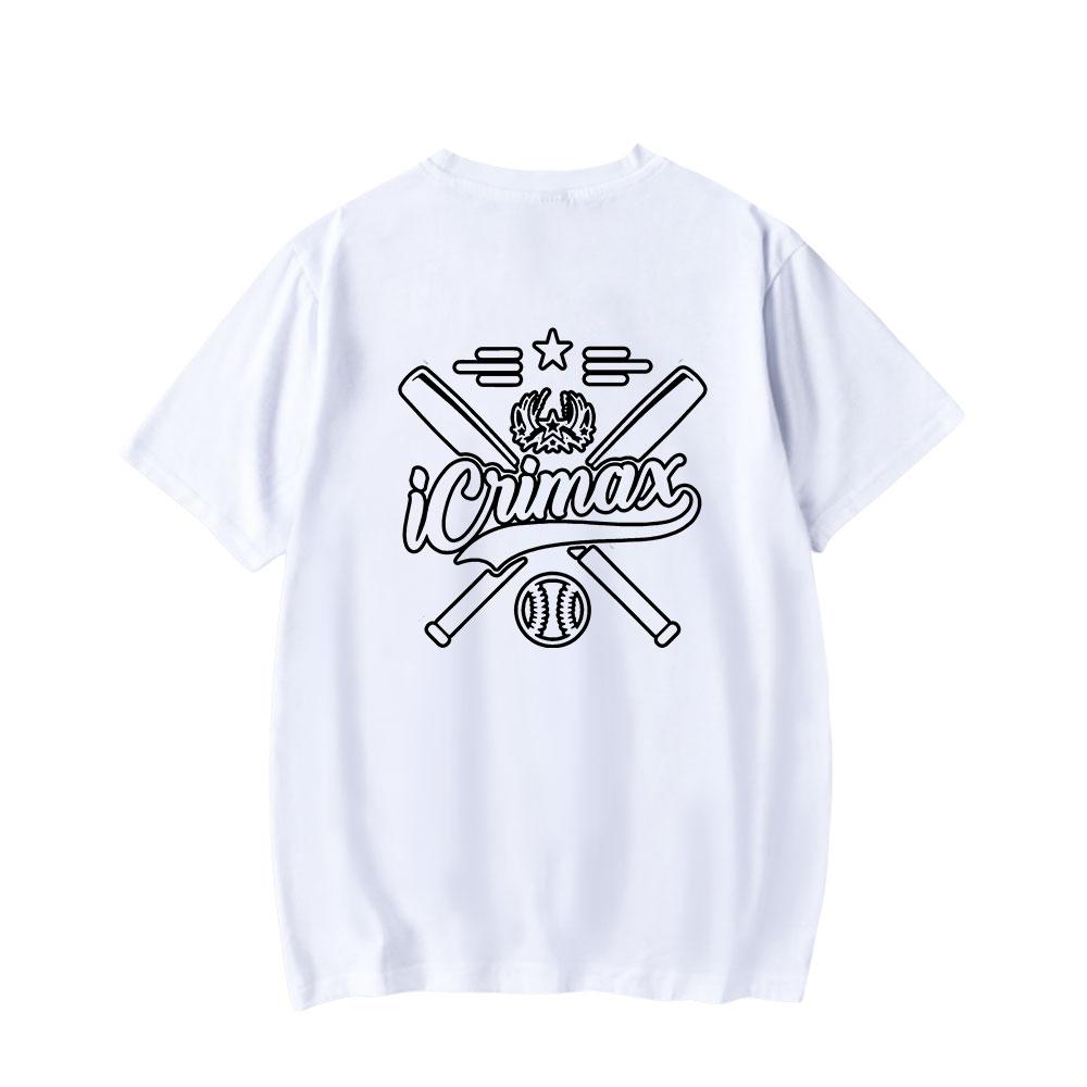 Grappig Icrimax T-shirt Cool Heren T-shirt O-hals Casual Unisex Streetwear Letterprint Mode T-shirt Camisetas Ropa Hombre