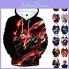 Vibrant Demon Slayer Kimetsu No Yaiba 3d Printed Hoodie Sweatshirt For Casual Wear