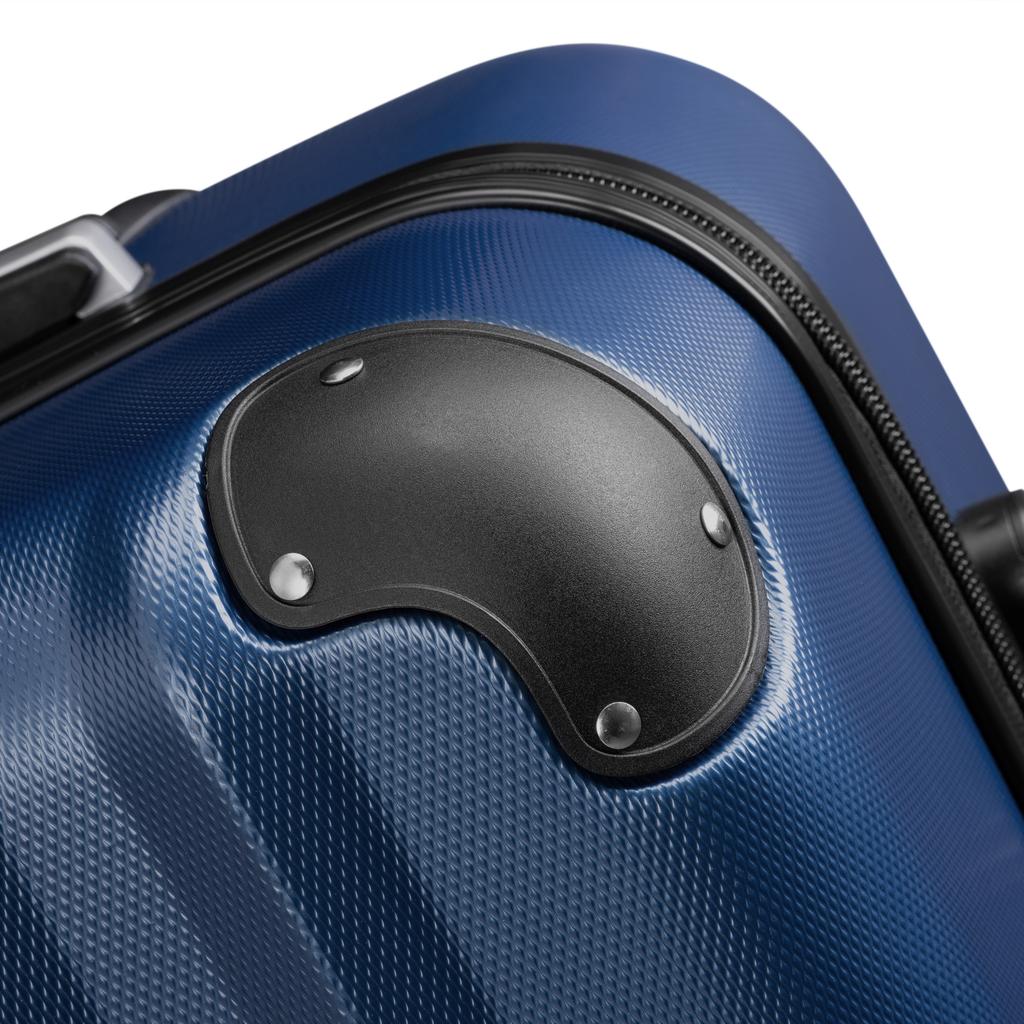 MADERA navy blue 3-in-1 wheeled suitcase set