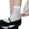 Summer Lightweight Children's Cool-feeling Mulberry Silk Pile Socks with Diamond Patterns, Heart-shaped Inner Tube Socks
