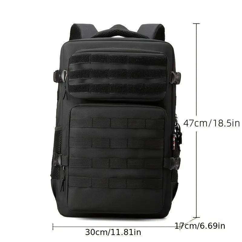 Backpacks Men's Camouflage Backpack, Hiking And Camping Backpack, LargeCapacity Multi-layer Outdoor Sports Backpack