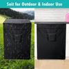 Chest Freezer Dustproof Cover Waterproof Oxford Fabric UV Resistant Heavy Duty Protector for Balcony Garage Outdoor