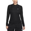 Nike ACG T Shirts Women's Black/Coal Black/Peak White Stand Collar Moderate HV1103-010