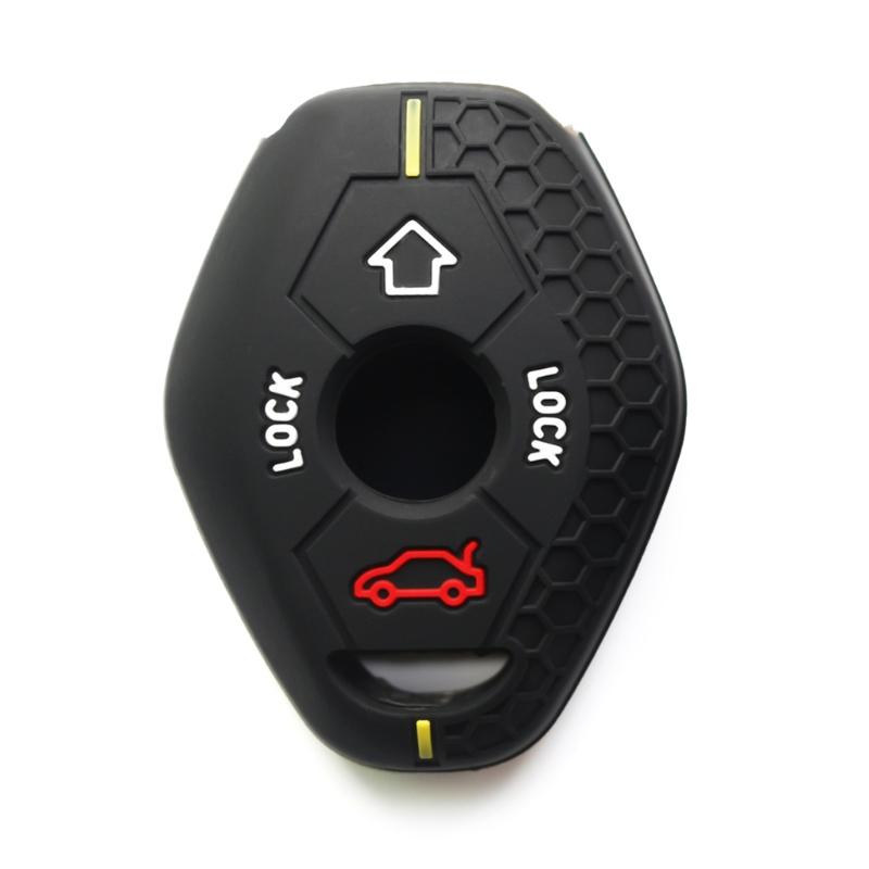 Remote Key Cover Protective Shell Full Protection Key Fob Case Scratchproof Protector Silicone Car Key Case for E46