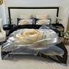 Set Biancheria da Letto con Fiori Copripiumino Stampato 3D Set Morbido Singolo Twin Matrimoniale Queen Size Set da Letto Decorazioni per la Casa Camera da Letto Regali di Compleanno