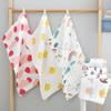 6 Layer Class A Cotton Baby Gauze Square Towel Newborn Ultra Soft High Density Absorbent Burp Cloth Small Face Towel