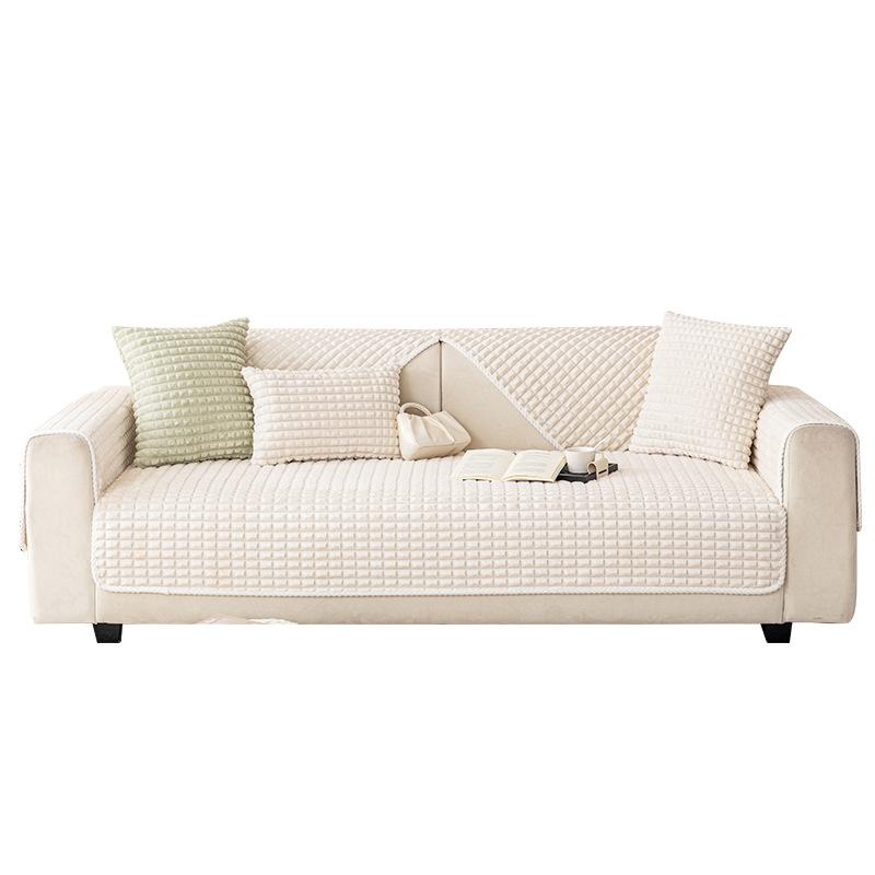 Cream Wind Short Plush Sofa Cushion Winter Thickened Farai Velvet New  Autumn And Winter Sofa Cover Cover Cloth Towel