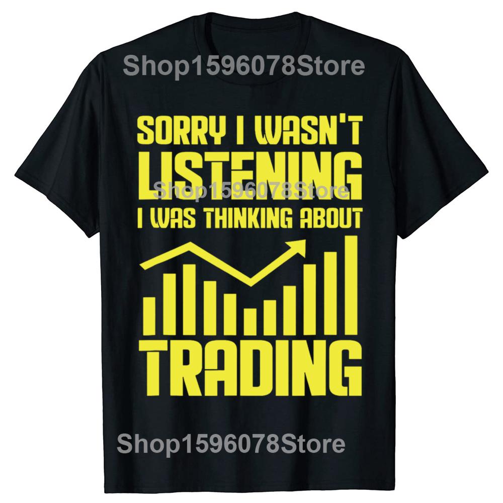 Funny Vintage Stock Market Graphic Tshirt Men Women Hip Hop Oversized T Shirt 100 Cotton Stock Trader Day Trading Tshirts