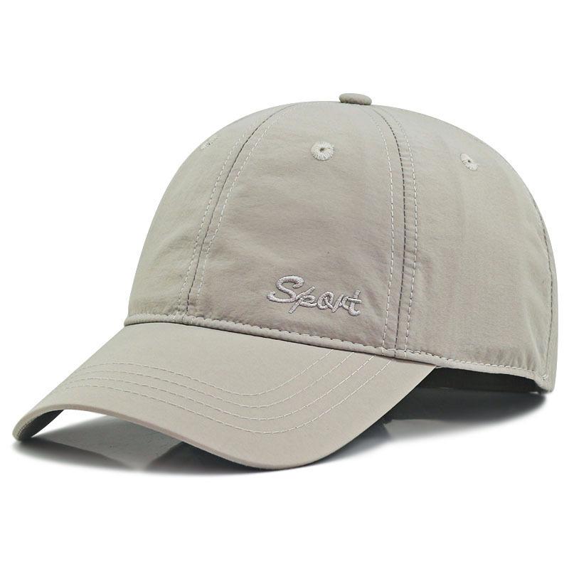 Hat men's spring and summer quick-drying baseball cap large size outdoor visor big head cap