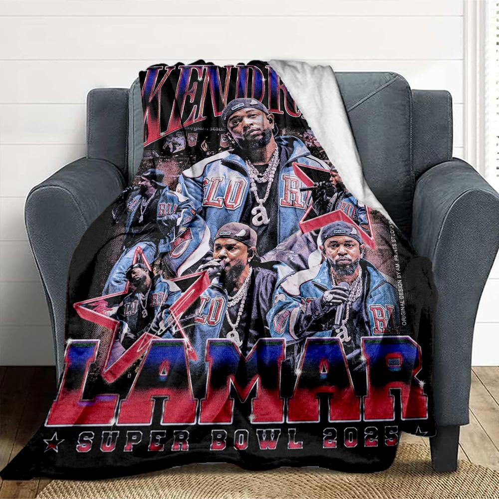 Kendrick Lamar Flannel Blanket Throw Blanket Soft Warm Sofa Bed Camping Car home Decor Unique Christmas Gift C9302881