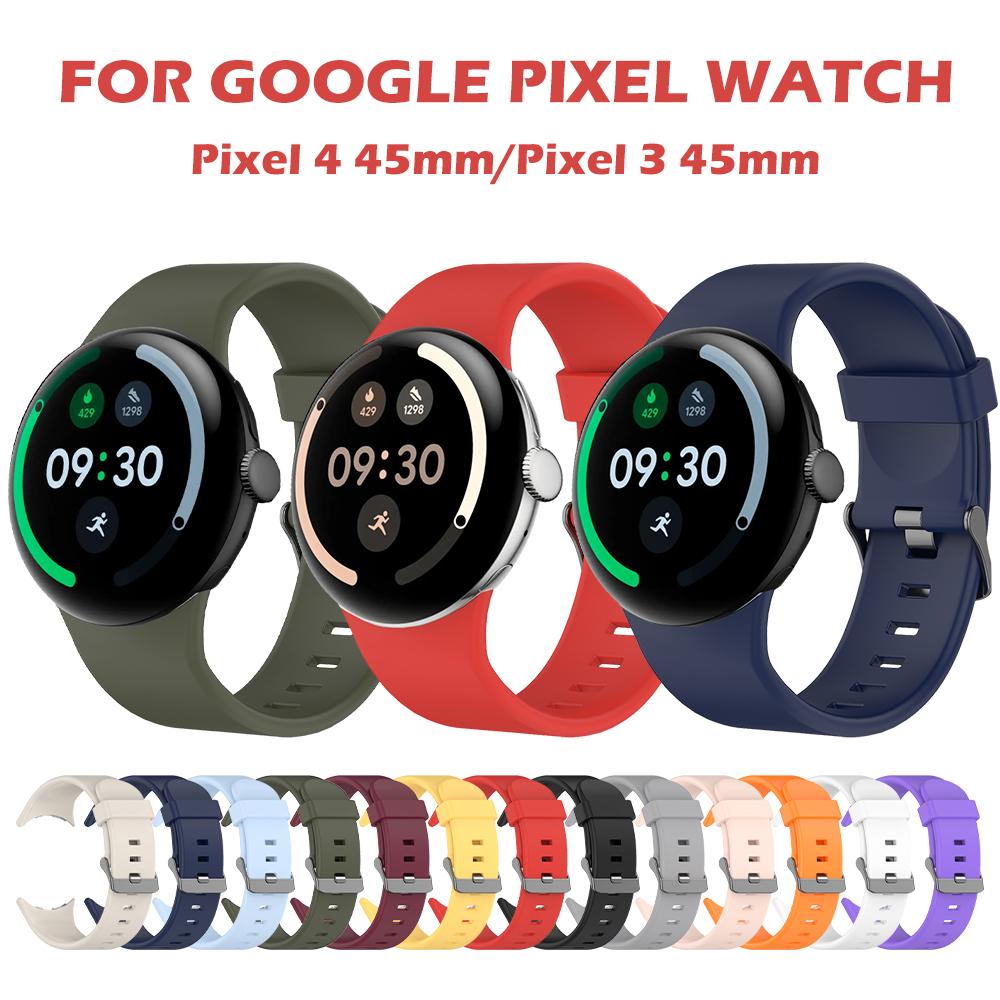 Cinturino Classico con Fibbia Compatibile con Google Pixel Watch 4 45mm Cinturino Sportivo Traspirante Adatto per Google Pixel Watch 3 45mm