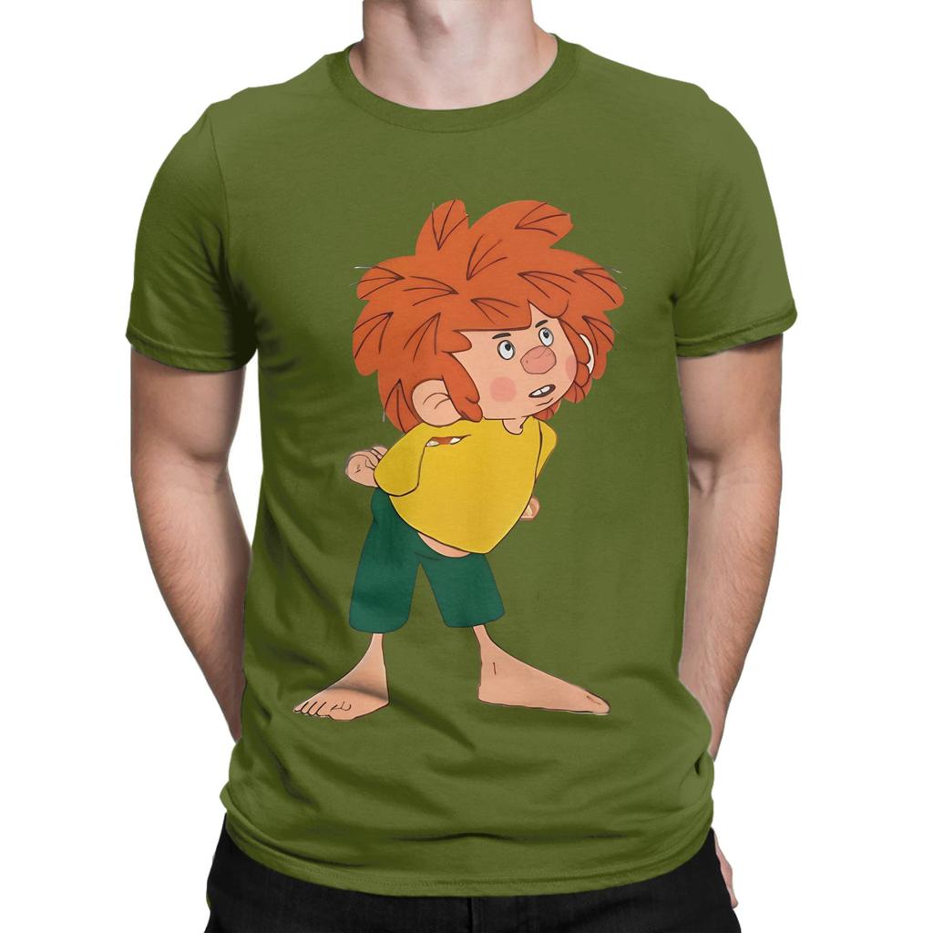 Pumuckl Schaut Neugierig Lustig 100% Baumwolle T-Shirt Pumuckl Oberteile T-Shirts Für Unisex