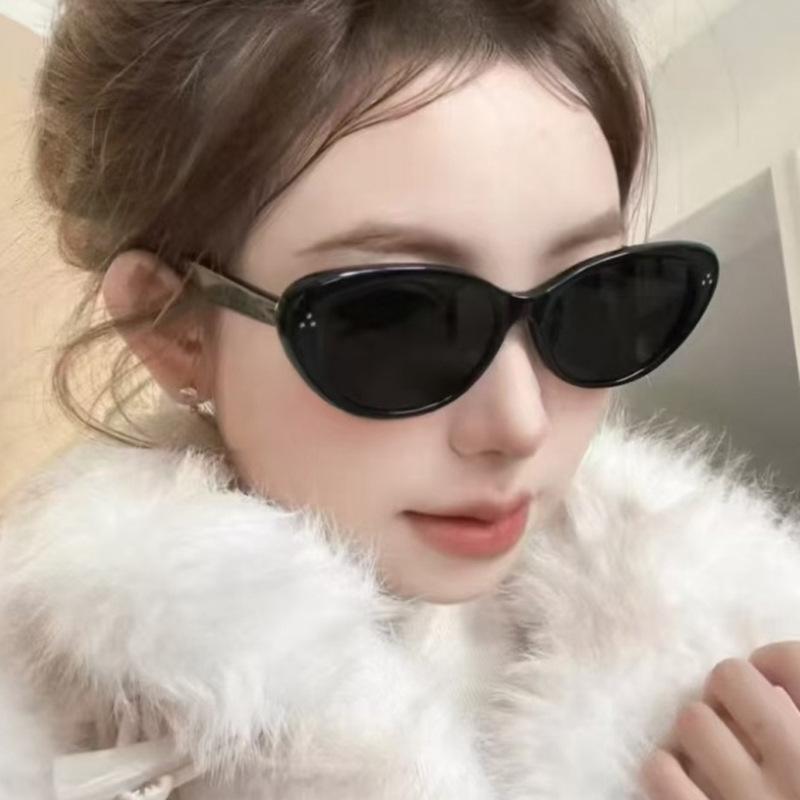 Óculos de Sol Femininos, Óculos de Sol Olho de Gato Triangulares, Óculos de Sol da Moda