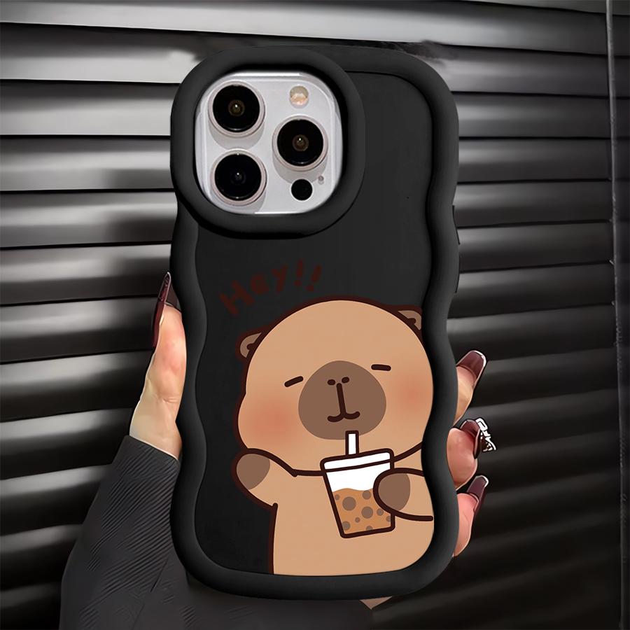 Cute Cartoon Capybara Soft Phone Cover Case for Xiaomi Redmi 10C 13C A1+ A2 Plus 9C A5 10A 12C A3 9T 14C