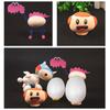 50Pcs Solid Egg Foam White 3Cm Ideal for Easter DIY Painting Crafts Festival Decoration Egg Foam Painting Crafts