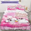 Custom Name Diddl Bedding,Quilt Set Quilt Cover Pillowcase Home Birthday Gift(1 * Duvet Cover + 2 * Pillowcase, Without Core)_xia