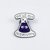 Cute Atom Cartoon Brooch: Drip Oil Alloy Badge for Student Backpacks, Jewelry, and Accessories