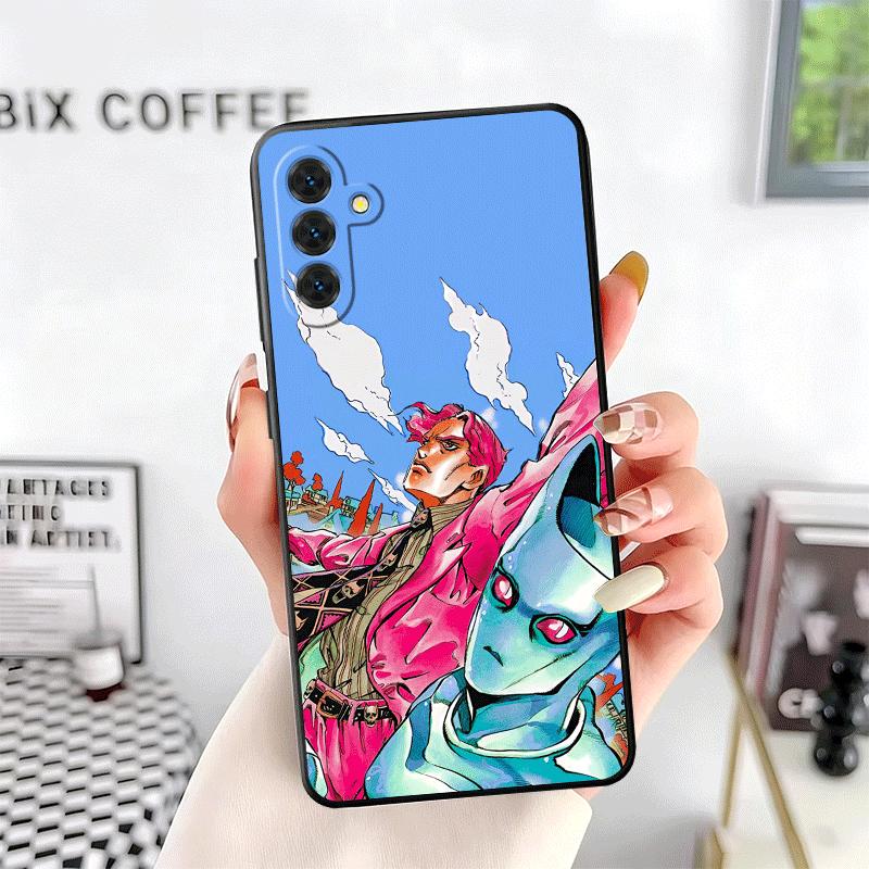 JoJo Adventure Killer Queen Soft Phone Case for Samsung A17 A37 A57 A16 A26 A36 A56 A15 A25 A35 A55 A14 A24 A34 A54 A13 A23 A33