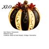 Halloween Pumpkin Decor Fall Decor, Autumn Harvest Resin Figurine, Vintage Rustic Holiday Decorations Table Centerpiece for Thanksgiving, Indoor Home