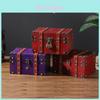 Wooden Desktop Storage Box With Lock For Home Office Organization And Decor