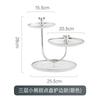 Three Layer Bear Fruit Plate Creative Candy Snack Dessert Plate Wedding Party Cake Display Rack Home Kitchen Ceramic Tableware