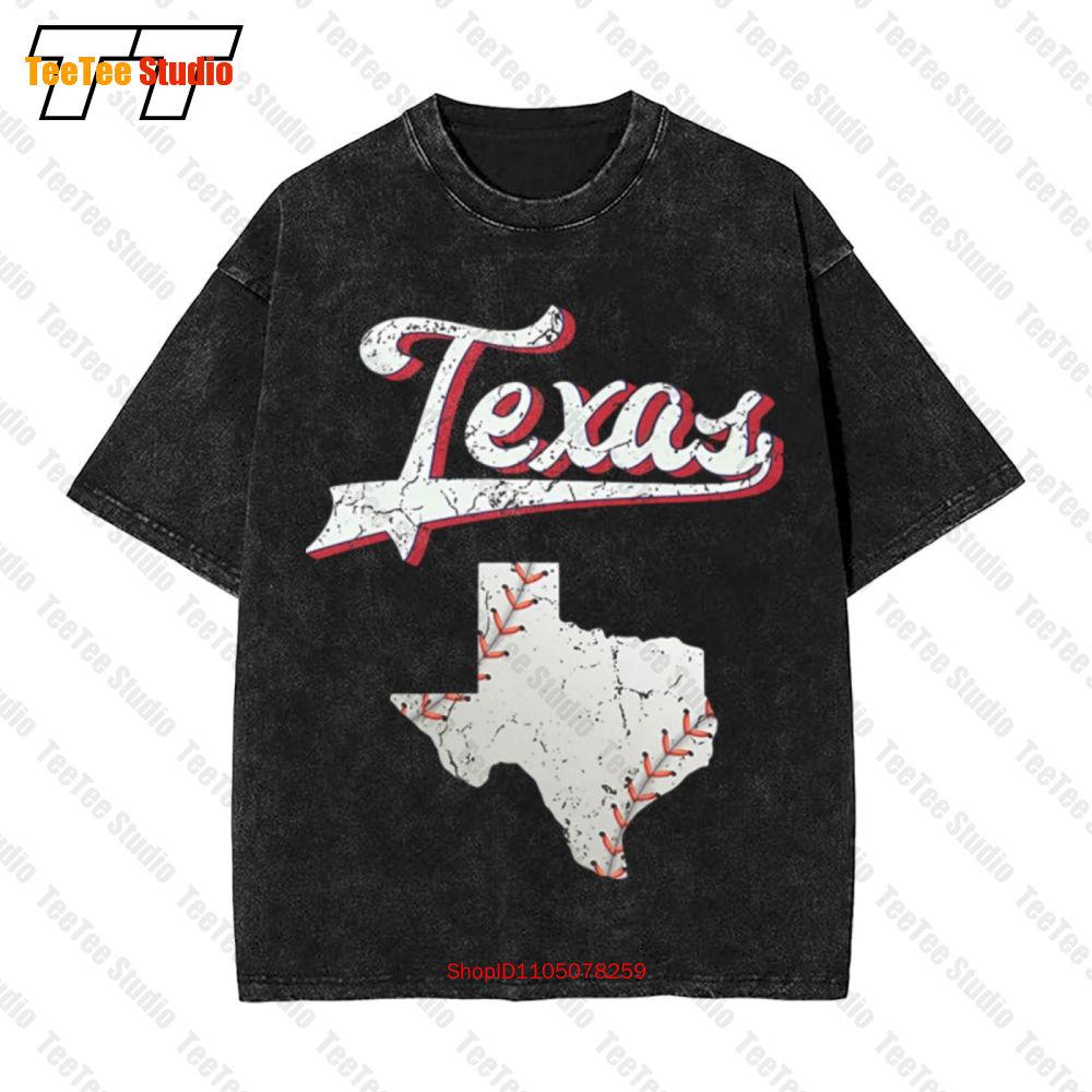 Texas Baseball T Game Day Vintage Ranger Distressed Vintage Oversized TShirt TNJ S