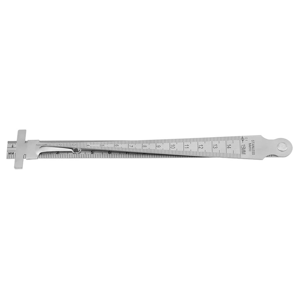 High Precision Tapered Ruler Metric Taper Gauge Stainless Steel Tapered Bore Gauge Vernier Caliper Engineer Depth Measurement Ruler