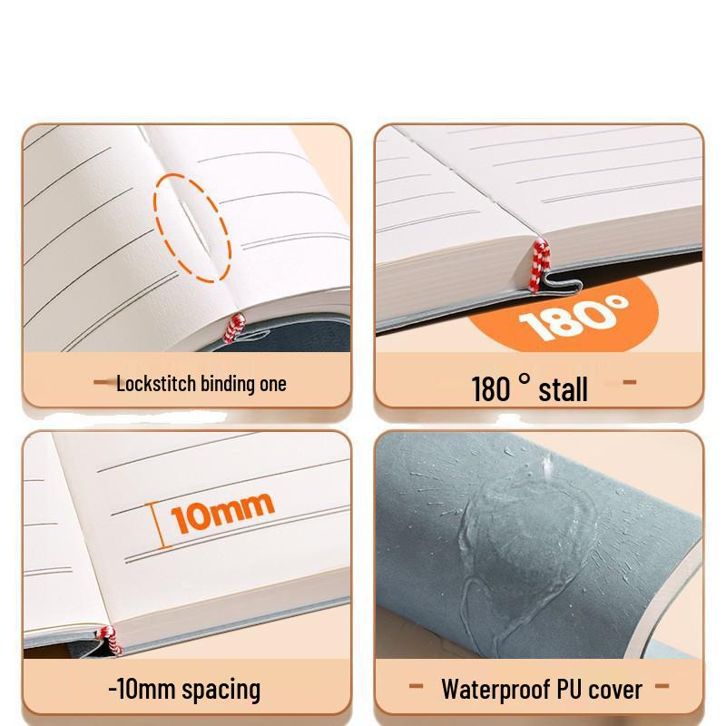 Extra Thick A4 Notebook for Students - Large, Simple Design for High School & University