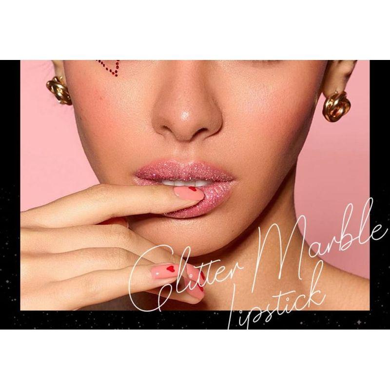 MLSMILE - Diamond Sparkle Star Marble Lipstick - 4 Colors