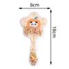 2023 New Cartoon Quicksand Comb with Glitter and Foam Hair Cushion Massage Comb for Cosmetic Styling