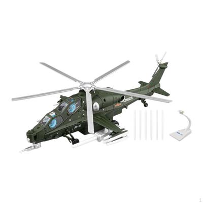 1:52 Helikopter-Modell Spielzeugflugzeug Kinder Luftfahrtgeschenk mit Ständer
