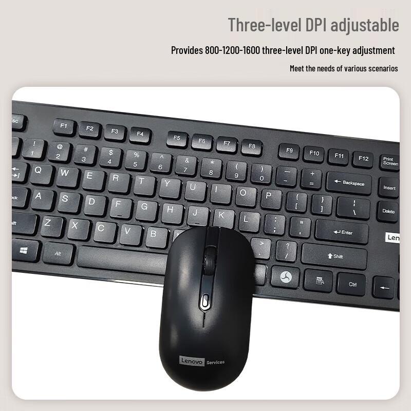 Lenovo T221 Wireless Keyboard and Mouse Combo