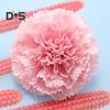 10 Pcs Artificial Carnation Flowers Handmade Faux Silk Flowers Fake Carnation Blooms for DIY Crafts Wedding Baby Showers Decorations
