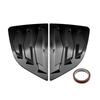 For Honda Jazz Fit 2014- Car Rear Louver Window Side Shutter Cover Trim Sticker Vent Scoop ABS Carbon Fiber Auto Accessories