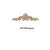 European Solid Wood Carved Floral Applique for Furniture and Doors