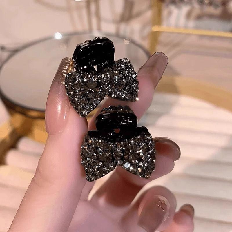 2024 Exquisite Mini Bow Hair Clip - Small Claw Clips for Women's Bangs & Side Hair