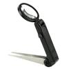 Handy 8x Magnifying Glass Magnifying Glass with Tweezer Magnifying Lens and Tweezers Perfect for Crafts and Tasks