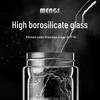 ZISIZ Portable Double-Layer Glass Cup
