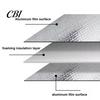 AC Unit Sun Protection Cover Air Conditioner Outdoor Cover, Aluminum Foil Condenser Dust Protective Waterproof Dust-Proof Insulation for Conditioning