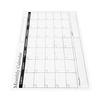 Peel and Stick Calendar PET Material Fridge Calendar Whiteboard Calendar  Refrigerator Surface