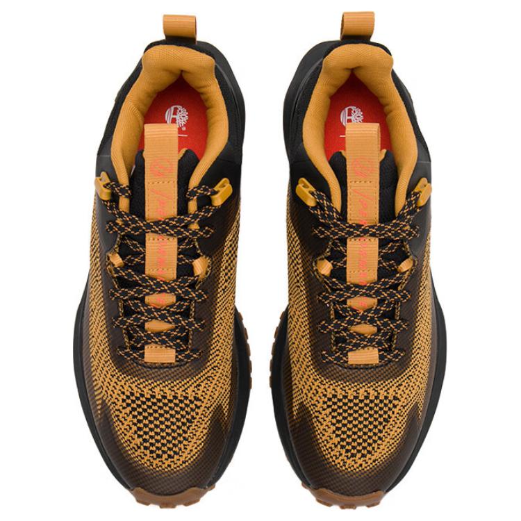 Timberland Hiking Grip Travel Commuting Outdoor Casual Slip Resistant Durable Low Top Hiking Shoes Men Hiking Shoes Yellow Black TB0A6DJK-ENP