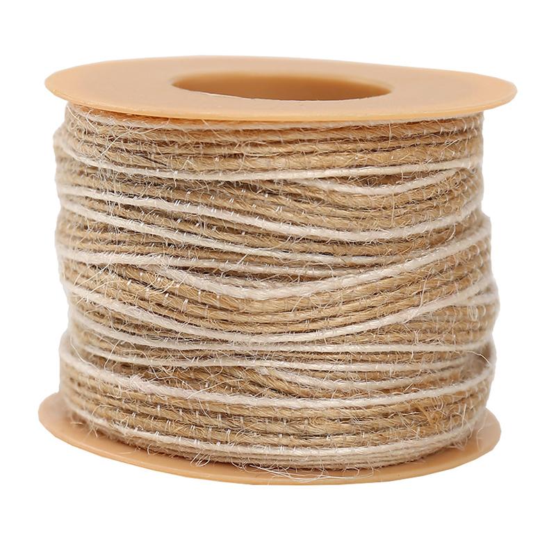 

Jute Linen Satin Lace Countryside Christmas 10M/roll Wedding Party Decoration DIY Craft Gift Packaging Ribbon Retro 0