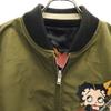 LOW BLOW KNUCKLE BETTY BOOP Betty Boop Collaboration Reversible MA-1 Jacket Men's Used