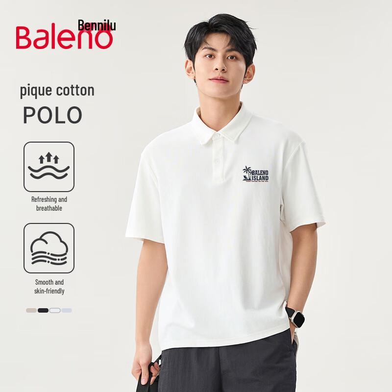 

Baleno Men s Summer Pique Cotton Polo Shirt 4XL