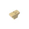 50g MOC 38583 1x2 Arch Corner Wall Brick with Studs - Small Particle Building Blocks Accessory