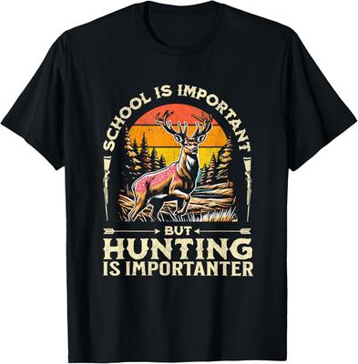 Funny Hunting Art Deer Hunter Wildlife Hunting Unisex T-Shirt