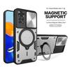 Magsafe Magnetic Camera Protection Case for Xiaomi Redmi Note 11 Pro 11E Pro Armor Hybrid Metal Ring Back Cover For Note 11s 11A
