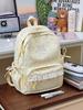 Schoolbag Japanese ins cute cartoon printed schoolbag female high value lace sweet primary school travel backpack