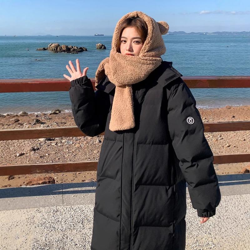 Down cotton-padded clothes women's winter thick coat new loose long knee thickened cold-proof coat cotton-padded jacket